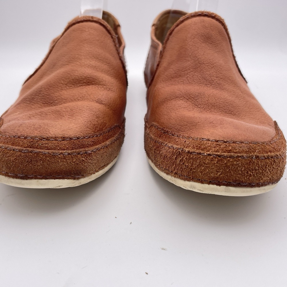 FRYE Dean‎ Artisan Shoes Women's 6.5 Brown Soft Leather Slip-On Flats Bohemian - Picture 4 of 12